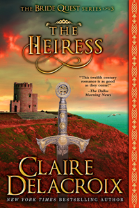 The Heiress, #3 of the Bride Quest series of medieval romances by Claire Delacroix