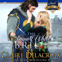 The Snow White Bride, #3 of the Jewels of Kinfairlie series of medieval Scottish romances by Claire Delacroix is also available in audio