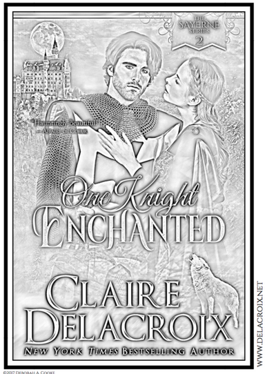 One Knight Enchanted, book #1 of the Rogues & Angels series of medieval romances by Claire Delacroix