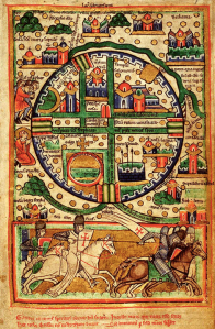 The Crusader's Map of Jerusalem 13th c