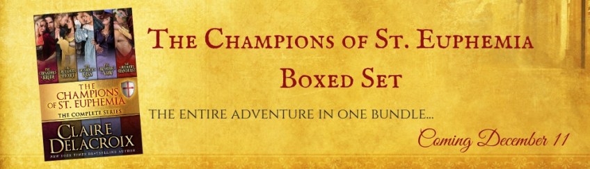 The Champions of St. Euphemia Boxed Set including all five medieval romances in the series by Claire Delacroix