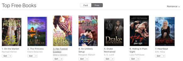 The Princess, book 1 of the Bride Quest series of medieval romances by Claire Delacroix at #2 in romance and #2 overall free in the Apple store on June 17, 2019