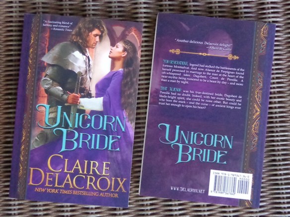 Unicorn Bride, a medieval romance by Claire Delacroix, in its 2019 trade paperback edition