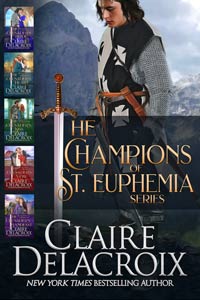 The Champions of St. Euphemia Boxed Set including all five medieval romances in the series by Claire Delacroix