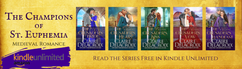 The Champions of St. Euphemia series of medieval romances by Claire Delacroix