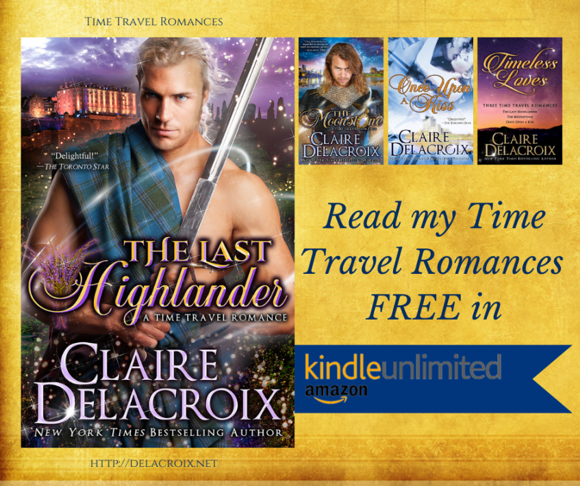 Read Claire Delacroix's time travel romances in Kindle Unlimited