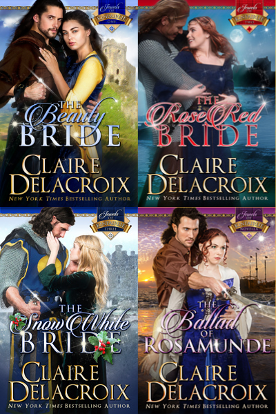 The Jewels of Kinfairlie series of medieval Scottish romances by Claire Delacroix