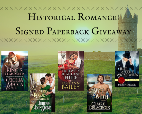 Historical Romance Signed Paperback Giveaway May 2021