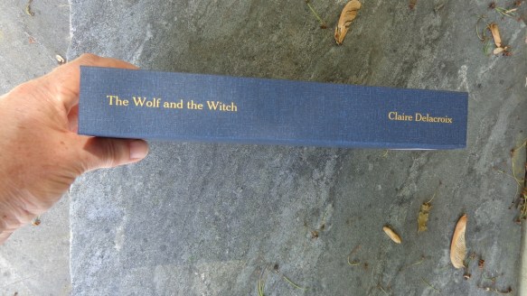 The Wolf and the Witch medieval romance by Claire Delacroix hardcover large print edition