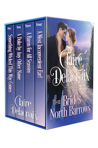 The Brides of North Barrows Boxed Set including all four Regency romance novellas by Claire Delacroix