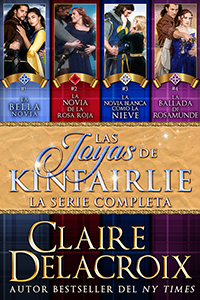 The Jewels of Kinfairlie Boxed Set, including four medieval romances by Claire Delacroix, Spanish edition