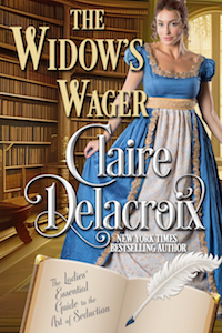 The Widow's Wager, book 3 of The Ladies' Essential Guide to the Art of Seduction series of Regency romances by Claire Delacroix