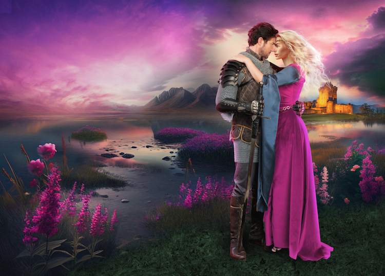The Princess, book one of the Bride Quest series of medieval romances, 25th anniversary commemorative edition, new illustration for case laminate and mass market paperback