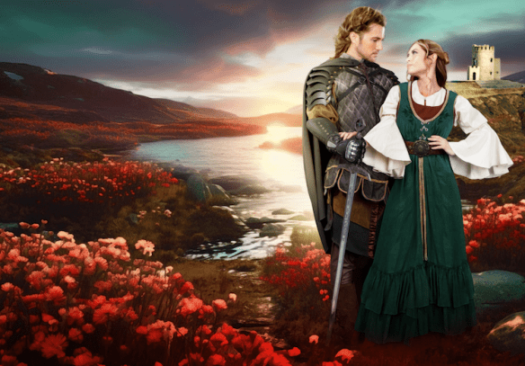 The Heiress, book three of the Bride Quest series of medieval romances, 25th anniversary commemorative edition, new illustration for case laminate and mass market paperback