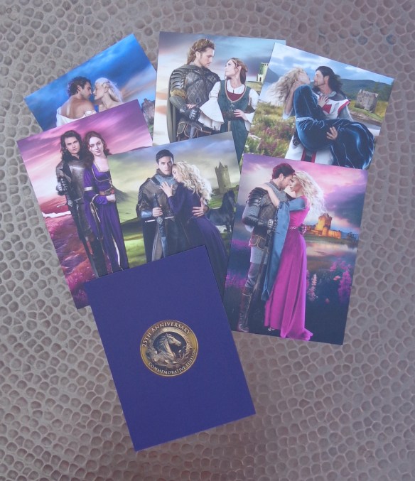 Set of six postcards with the illustrations for the Bride Quest 25th anniversary commemoraitve editions