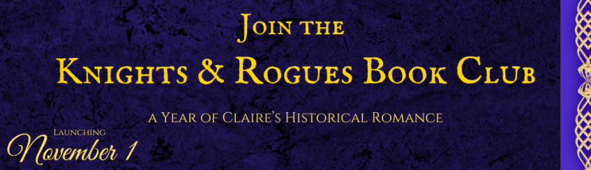 Join the Knights and Rogues book club at Ream for a year of historical romance