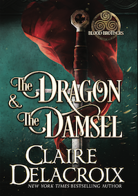 The Dragon & the Damsel, book three of the Blood Brothers series of medieval Scottish romances by Claire Delacroix, special hardcover edition