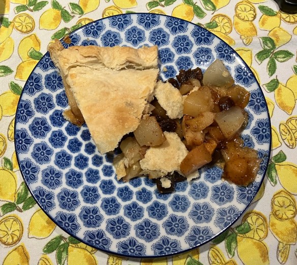 medieval apple tart made by Deborah Cooke