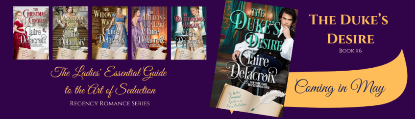 The Duke's Desire, book six of the Ladies' Essential Guide to the Art of Seduction, is coming in May 2025 and available for pre-order now!