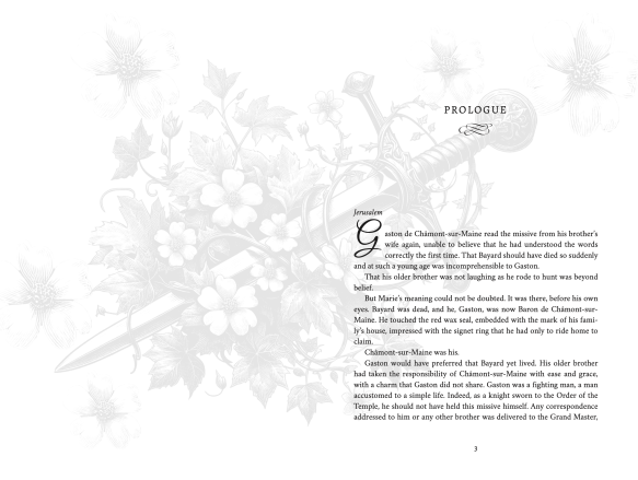 header background for the special edition of The Crusader's Bride