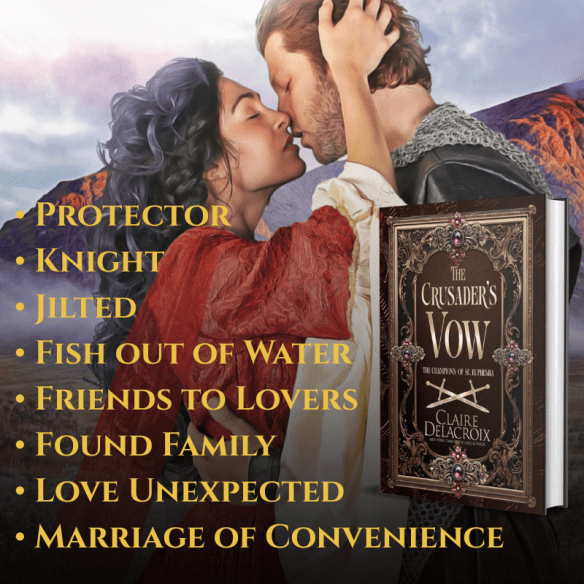 The Crusader's Vow tropes, shown with 2025 special hardcover edition