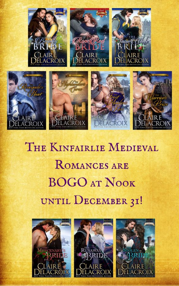 Kinfairlie medieval romances BOGO at Nook December 2025