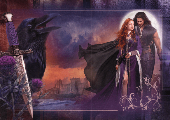 Case laminate illlustration by Dar Albert for The Rogue by Claire Delacroix