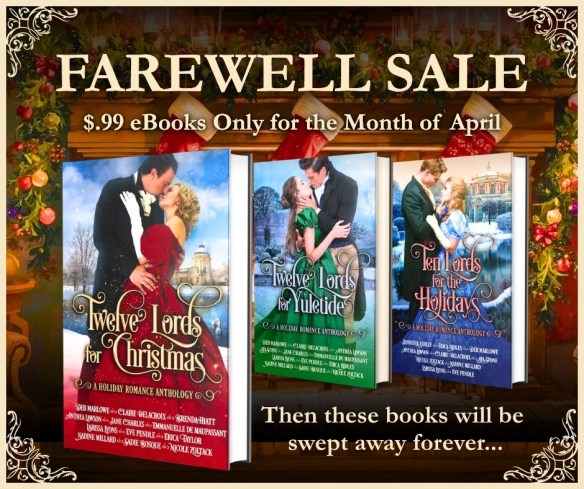3 Regency Romance Bundles, each on sale for 99cents, this month only