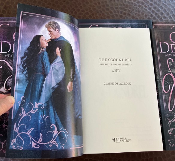 duplexed cover of the new trade paperback edition of The Scoundrel