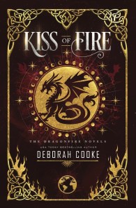 Kiss of Fire, book one of the Dragonfire Novels series of paranormal romances by Deborah Cooke
